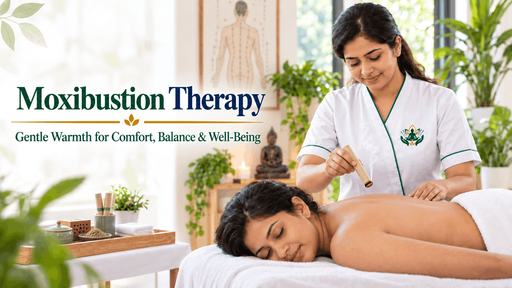 Moxibustion Therapy treatment at Shree Samarth Acupuncture & Yog Therapy Center in Panvel